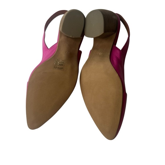 Miz Mooz Leather Slingback Pumps -Aurora Fuchsia EU 39 (US 8.5-9) - Picture 7 of 9